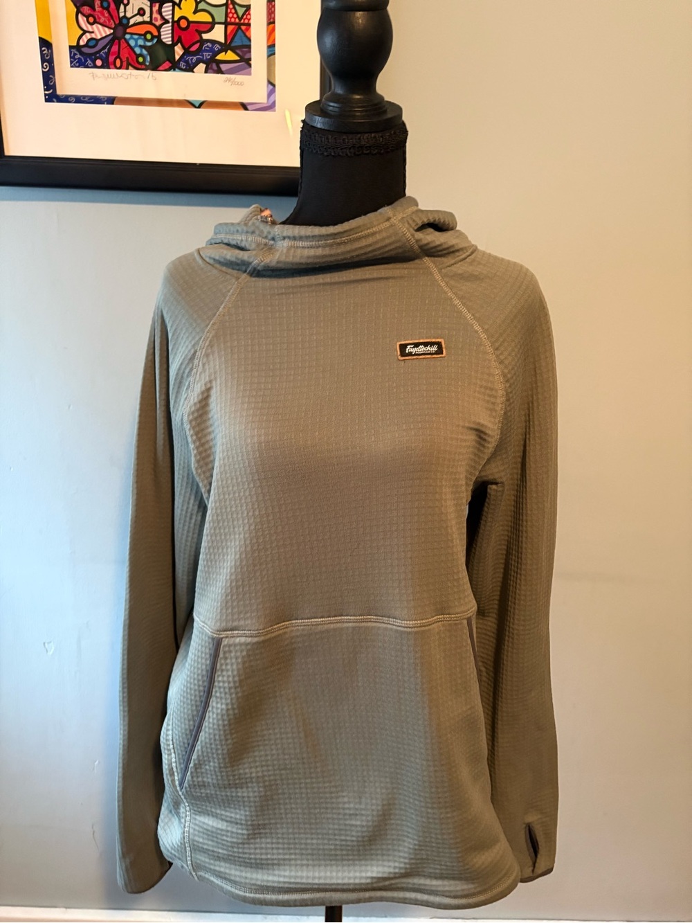 Fayettechill Mountain Co Men's Livingston Hoodie Size Small in Sage Green